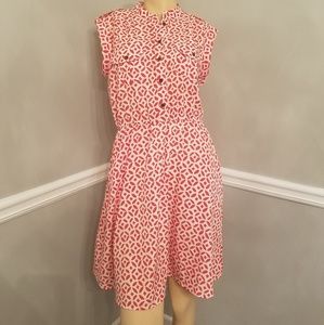 Patterned dress with pockets!